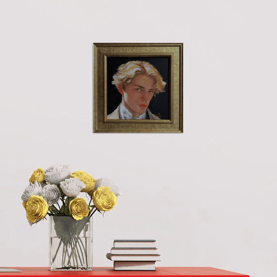 Blond Young Edwardian Man