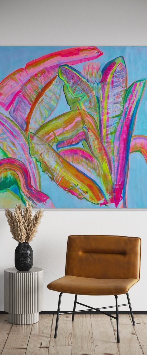 ‘Banana Leaves Sway’ by Kathryn Sillince