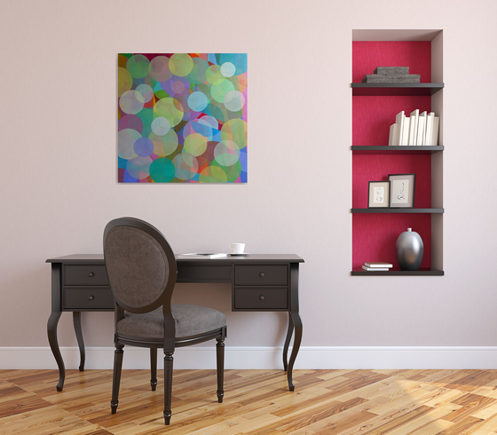 COMPOSITION: FLOATING CIRCLES
