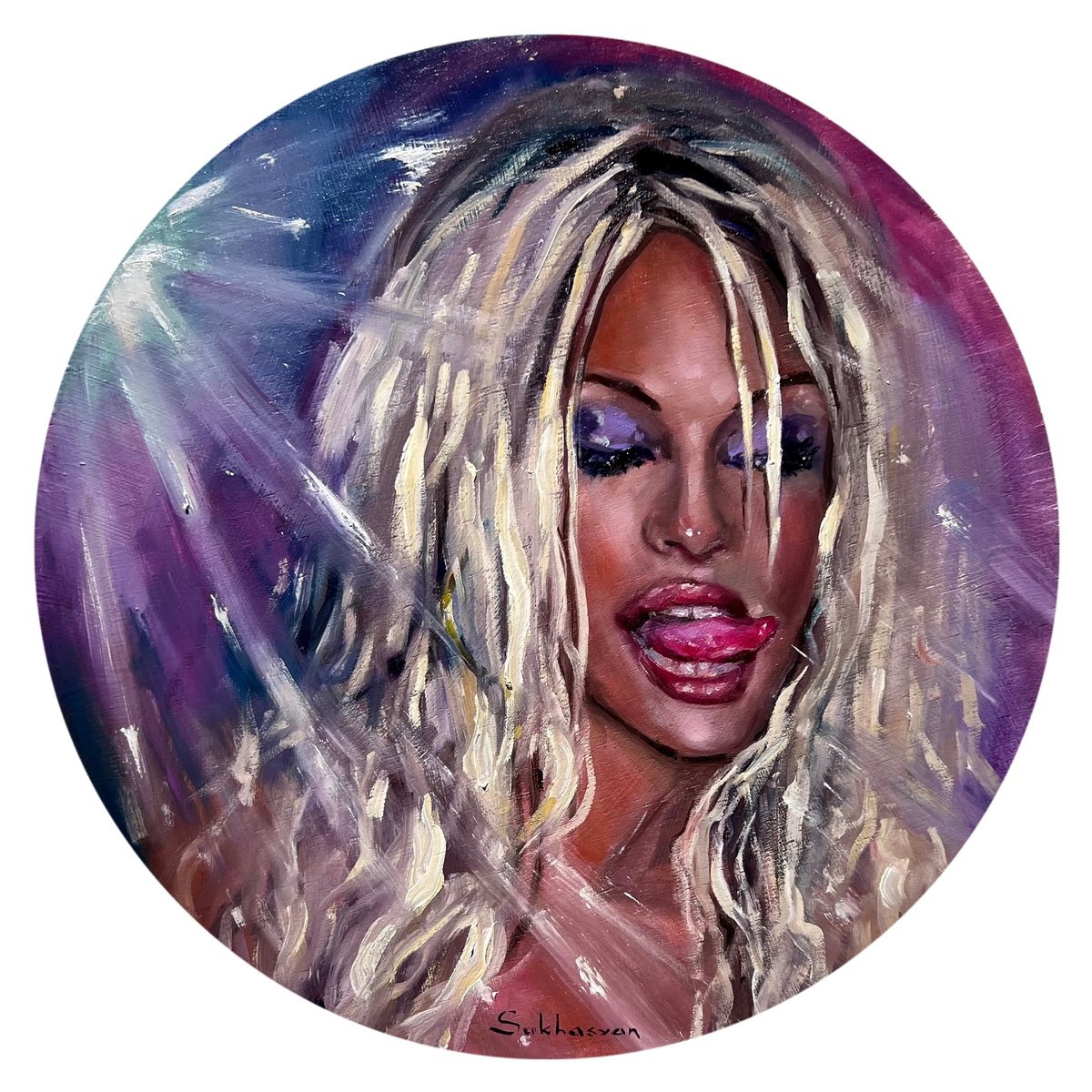 Portrait of Pamela Anderson by Victoria Sukhasyan