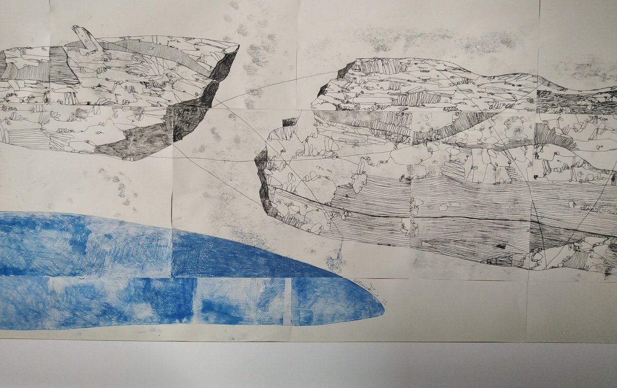 Abstract Limited Edition Print By Isabellangela Germinario, 36 X 24, Habitat 7.0, Original Artwork