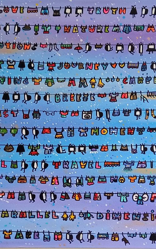 Astral Laundry TVS by Maria Luisa  Azzini