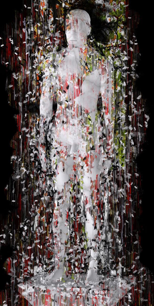 Illustrative Portrait Photograph By Bojan Jevtic, 22 X 43, The Winner, Original Artwork