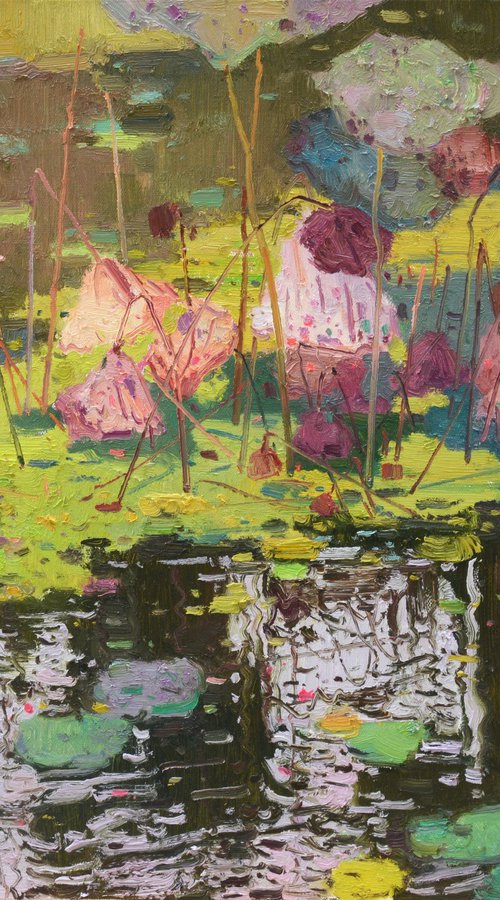 Waterlilies in pond 191 by jianzhe chon