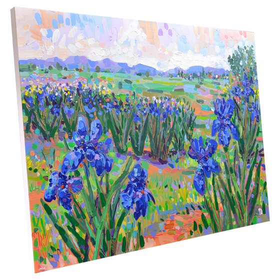 Irises Landscape