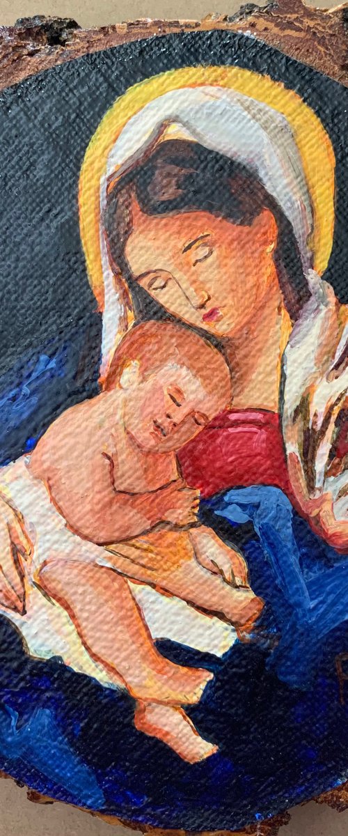 Madonna with Child by Olga Pascari