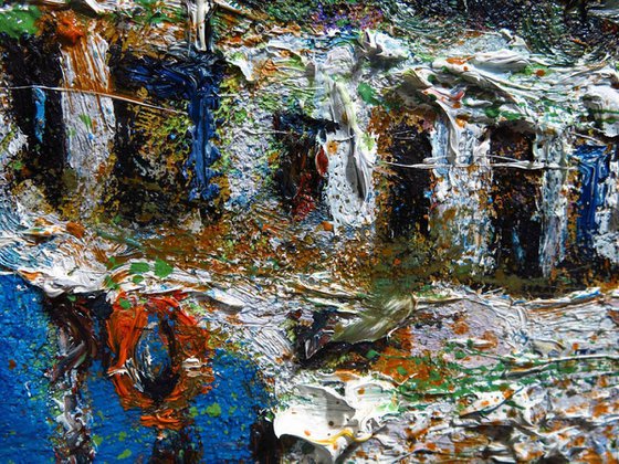 KNOW THE PLACE FOR THE FIRST TIME (cat. ref. m992) - Oil painting impressionism art modern