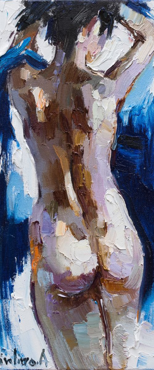 Nude girl #2 by Anastasiia Valiulina