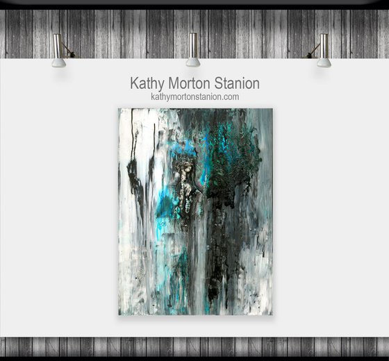 Requiem for a Dream - Contemporary Abstract art by Kathy Morton Stanion
