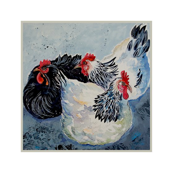 Three Hens
