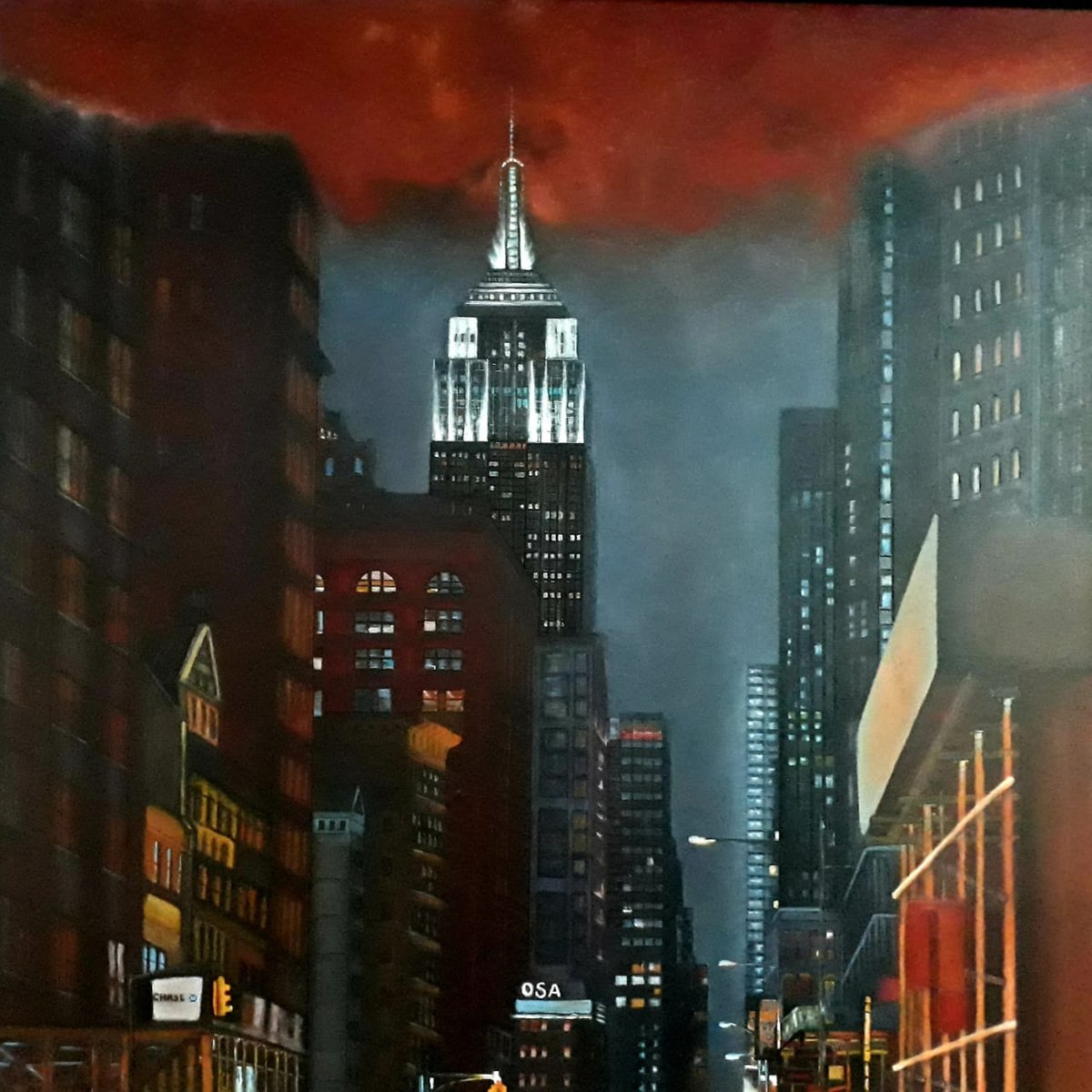 New York City Lights by Geraldo Braga