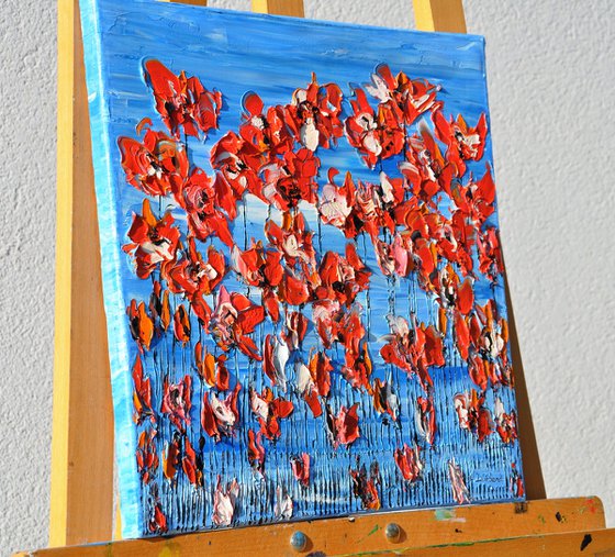 Poppies On Blue Sky 4