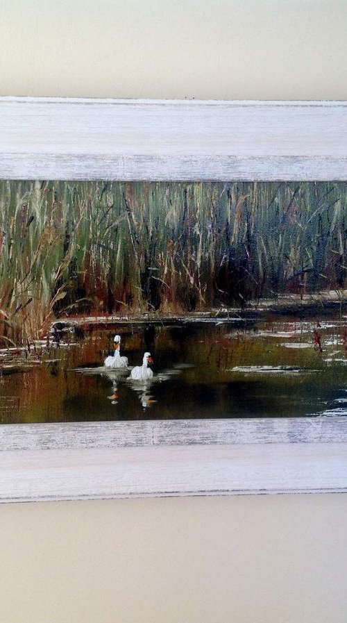 SWANS ON THE LODE by BARBARA  HARLOW