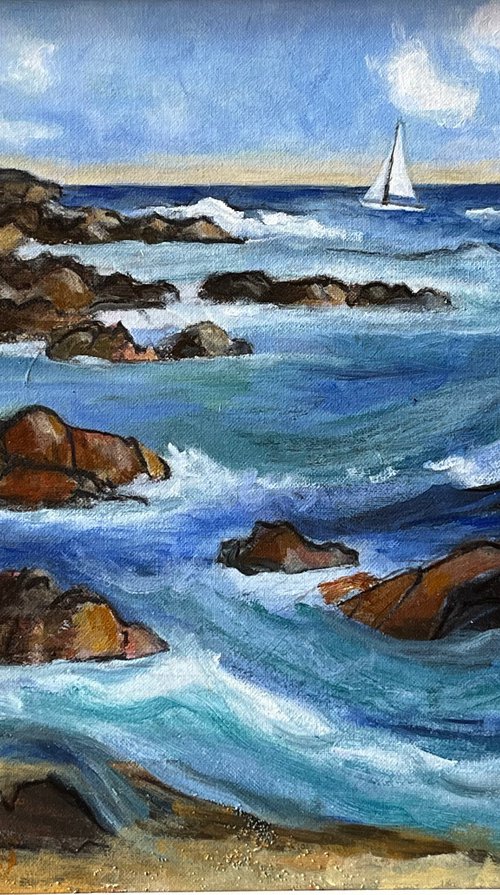 Black Isle Beach by Christine Callum  McInally