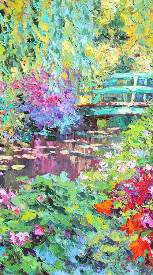 Monet's Garden Awakens by Kristen Olson Stone