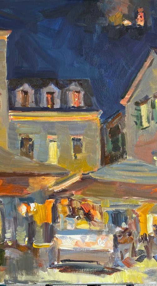 Night city Kotor by Nataliia Nosyk