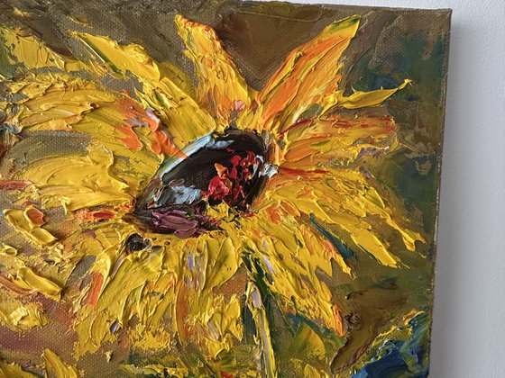 Sunflowers dark