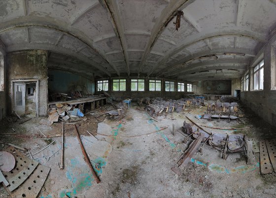 #59. Pripyat School Act Hall 1 - XL size