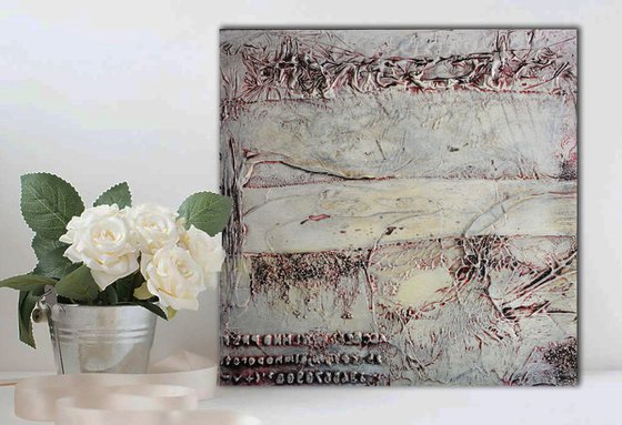 Textural abstract painting