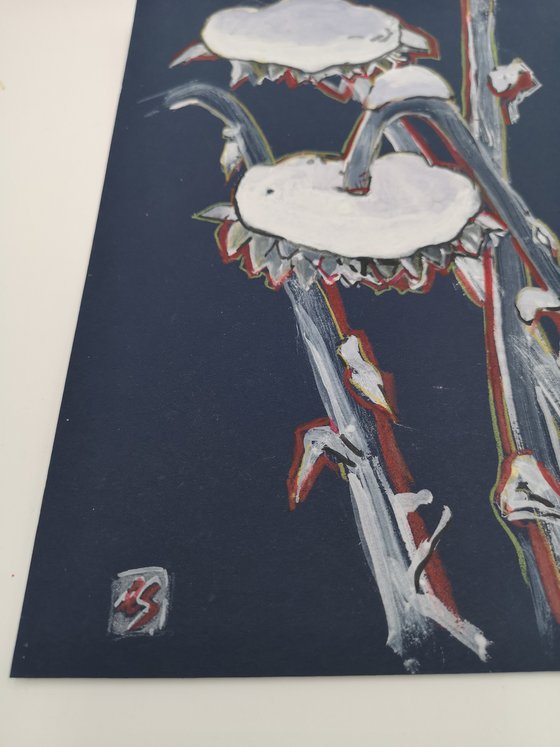 Winter. Sunflowers.№2