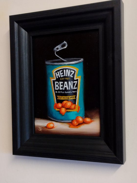 Heinz baked beans framed still life