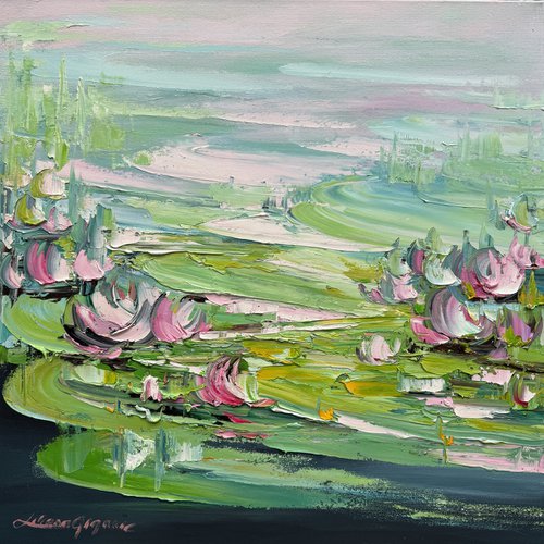 Water lilies No 168 by Liliana Gigovic