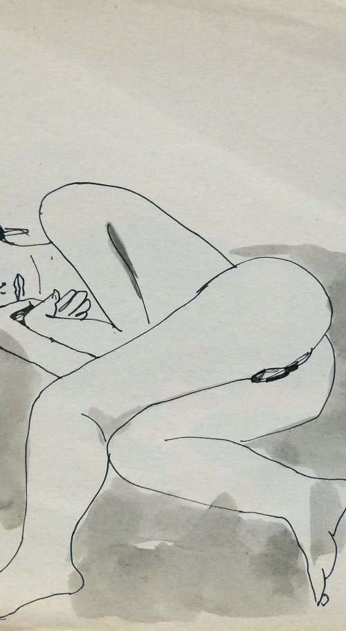 Sexy nude 2, 24x32 cm by Frederic Belaubre