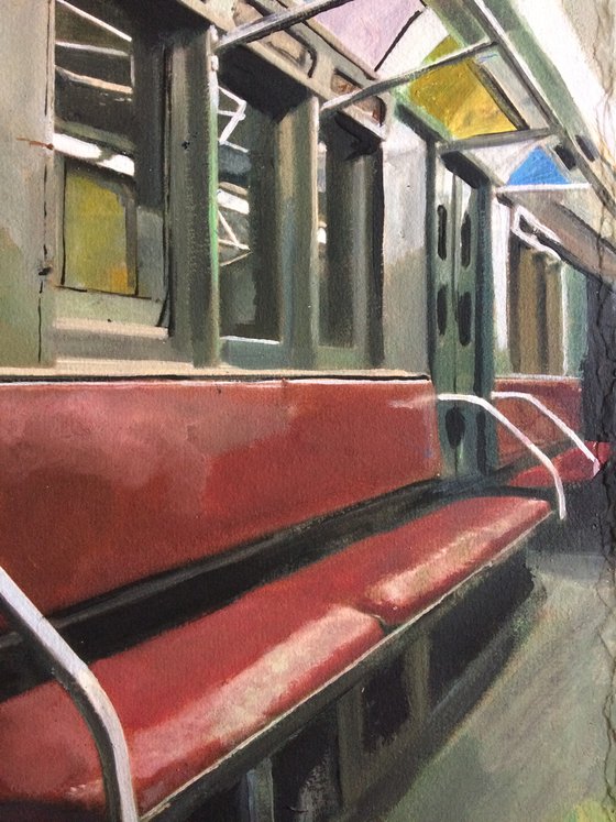 New York Subway Carriage, Retro