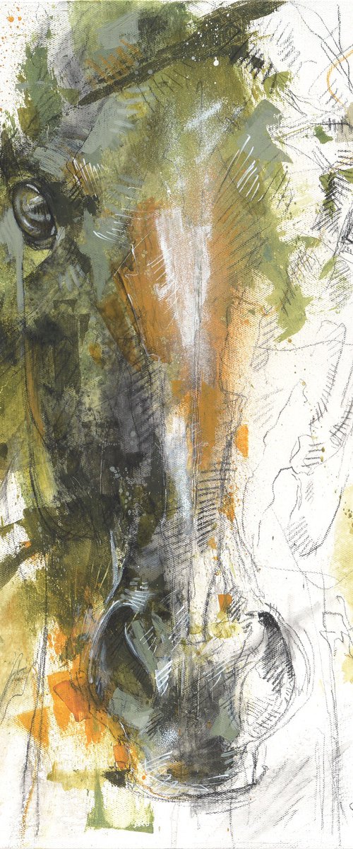 Horse Memory 3t (In Exhibition) by Benedicte Gele