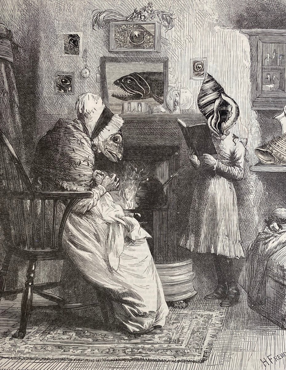 Surrealistic Portrait Collage By Tudor Evans, 6 X 8", Alice In Wonderland Stories, Original Artwork