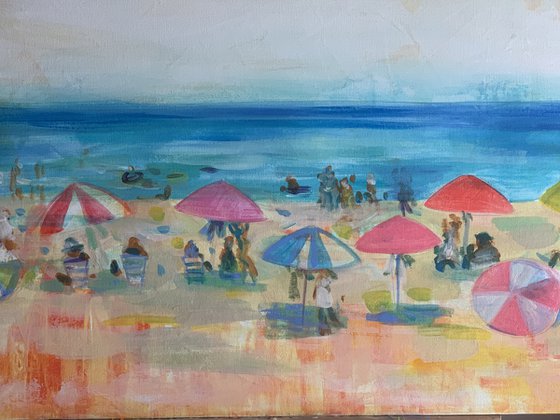 On the beach