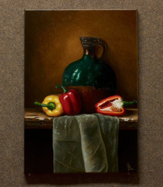 Still life with pepper