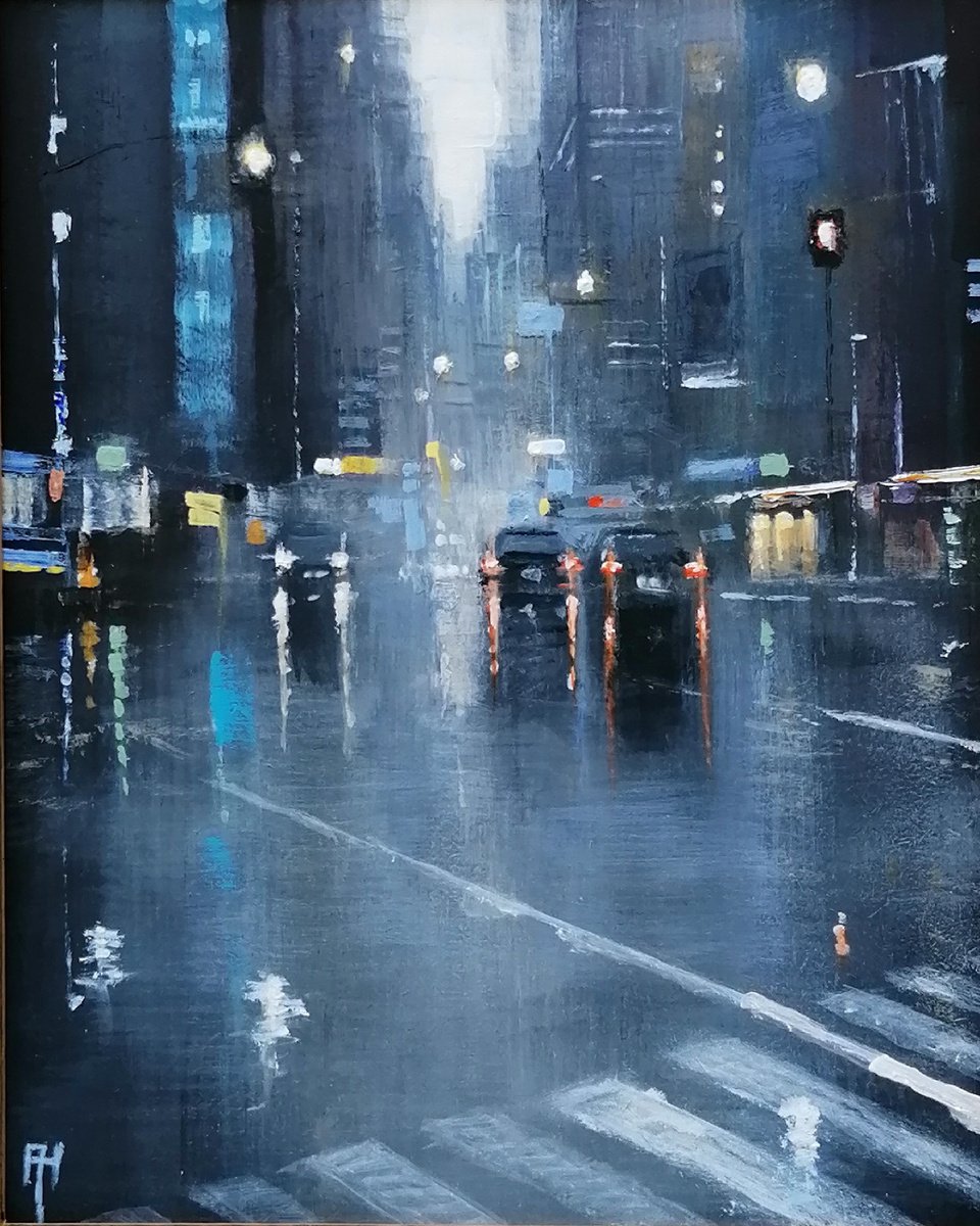 Urban night by Alan Harris