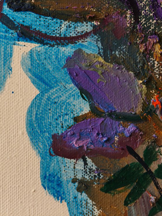 House under the lilac tree