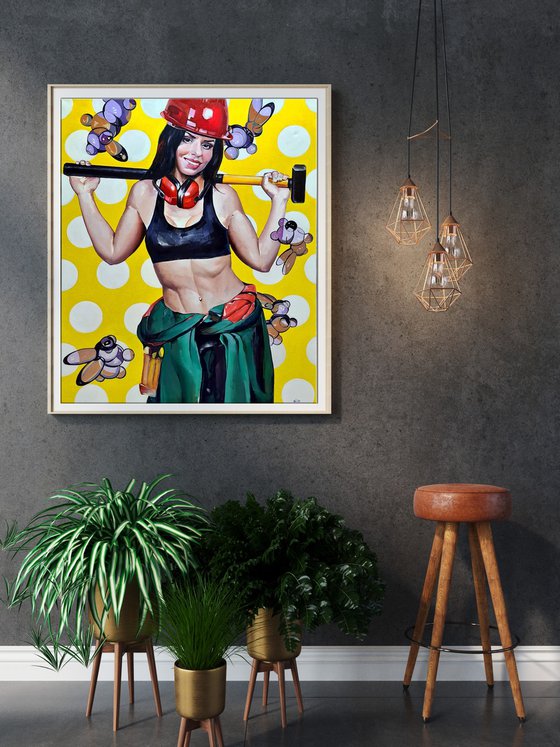 Girl with a Hammer