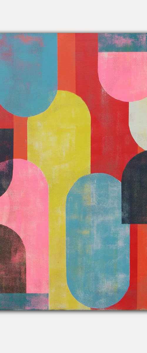 Traffic Full Pink by Ronald Hunter