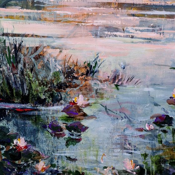 Evening pond