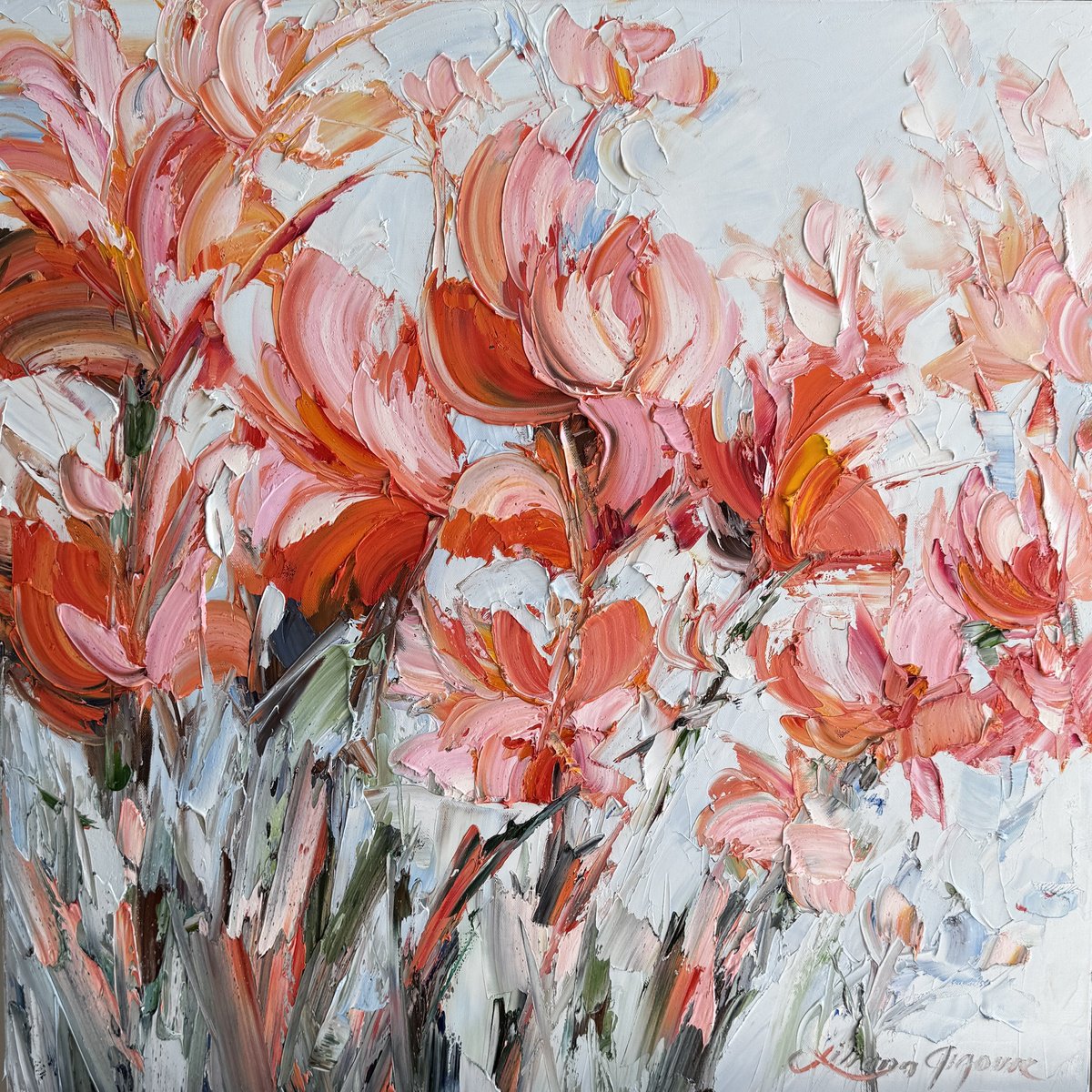 Sunlit Tropicana, By Liliana Gigovic, 30 X 30, Artwork For Sale On Artfinder