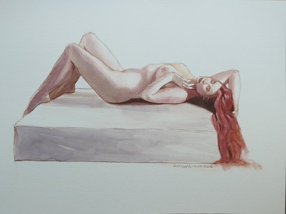 Reclining female nude
