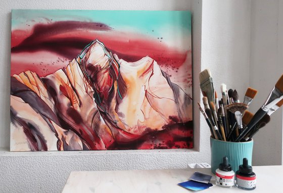 Lhotse Mountain, Himalayas