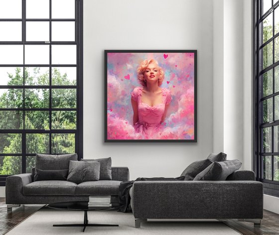 Marilyn Monroe in Pink