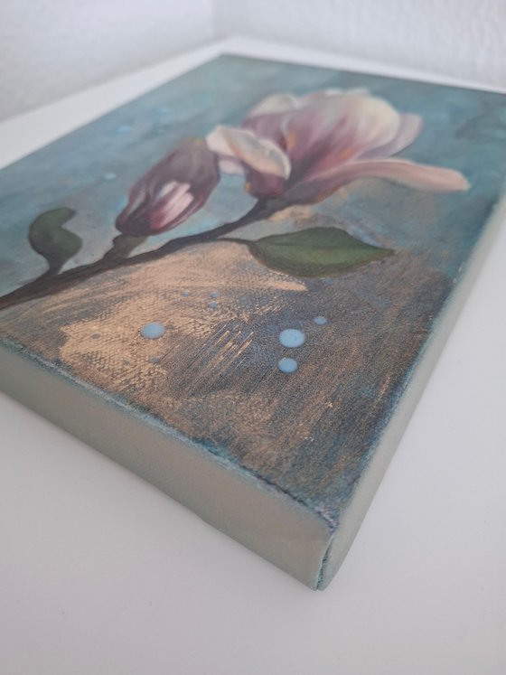 Painting on canvas "Magnolia"