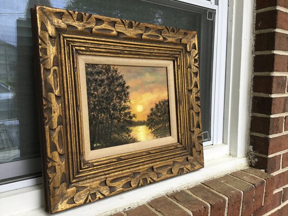 GOLDEN HOUR - oil 8X10  (SOLD)