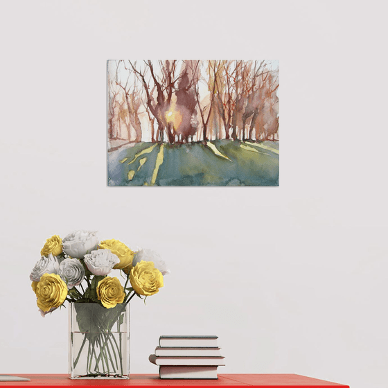 autumn sunny day impression