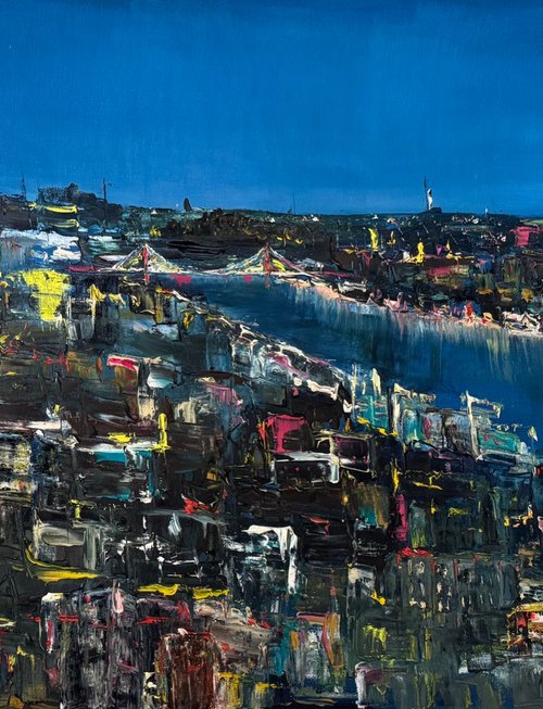Night Falls on İstanbul by Okana Esin Golgeli