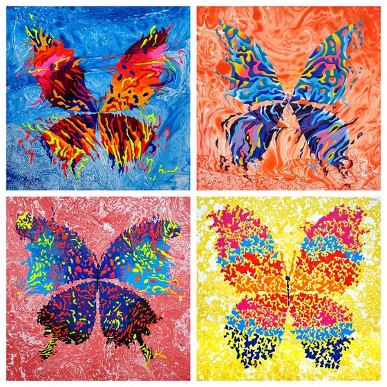 Set of 4 «Bright Accent»