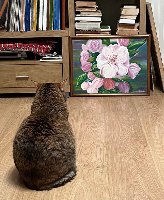 Apple Blossom Painting