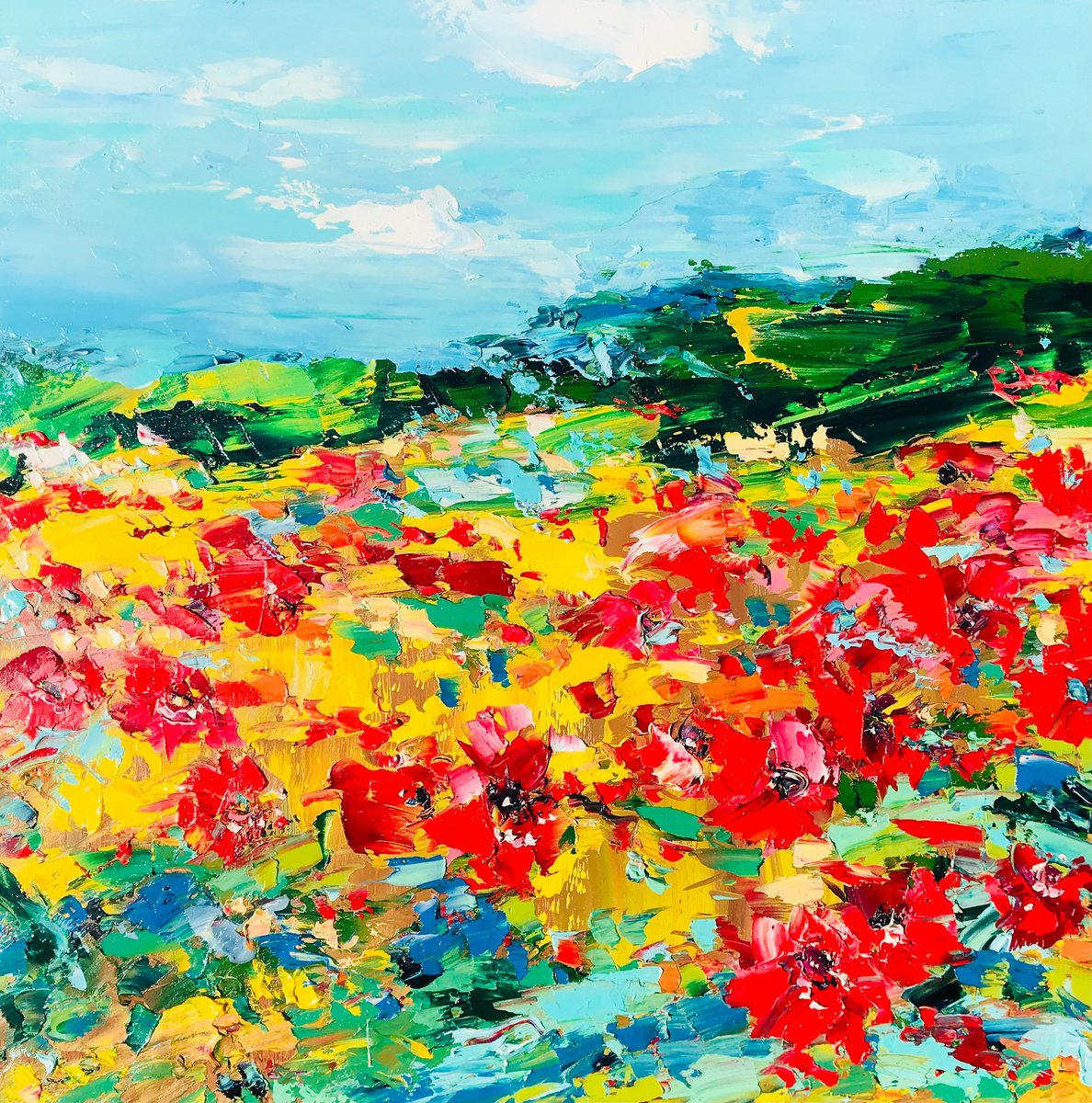 Flowers on the Dnipro slopes by Svitlana Andriichenko