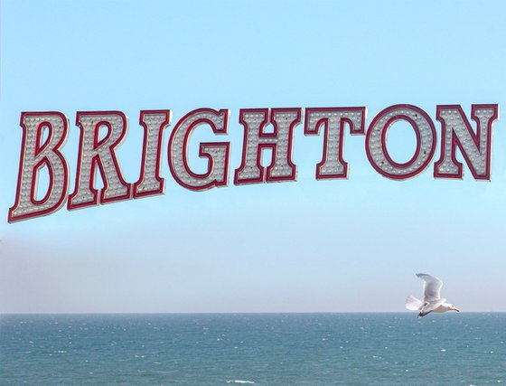Brighton Flying Free   1/20 12" X 8"