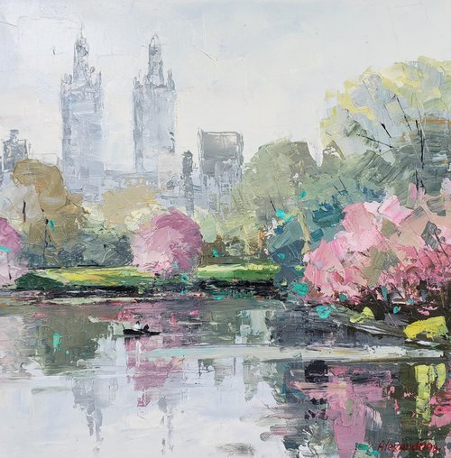 Central Park. Spring. by Irina Alexandrina